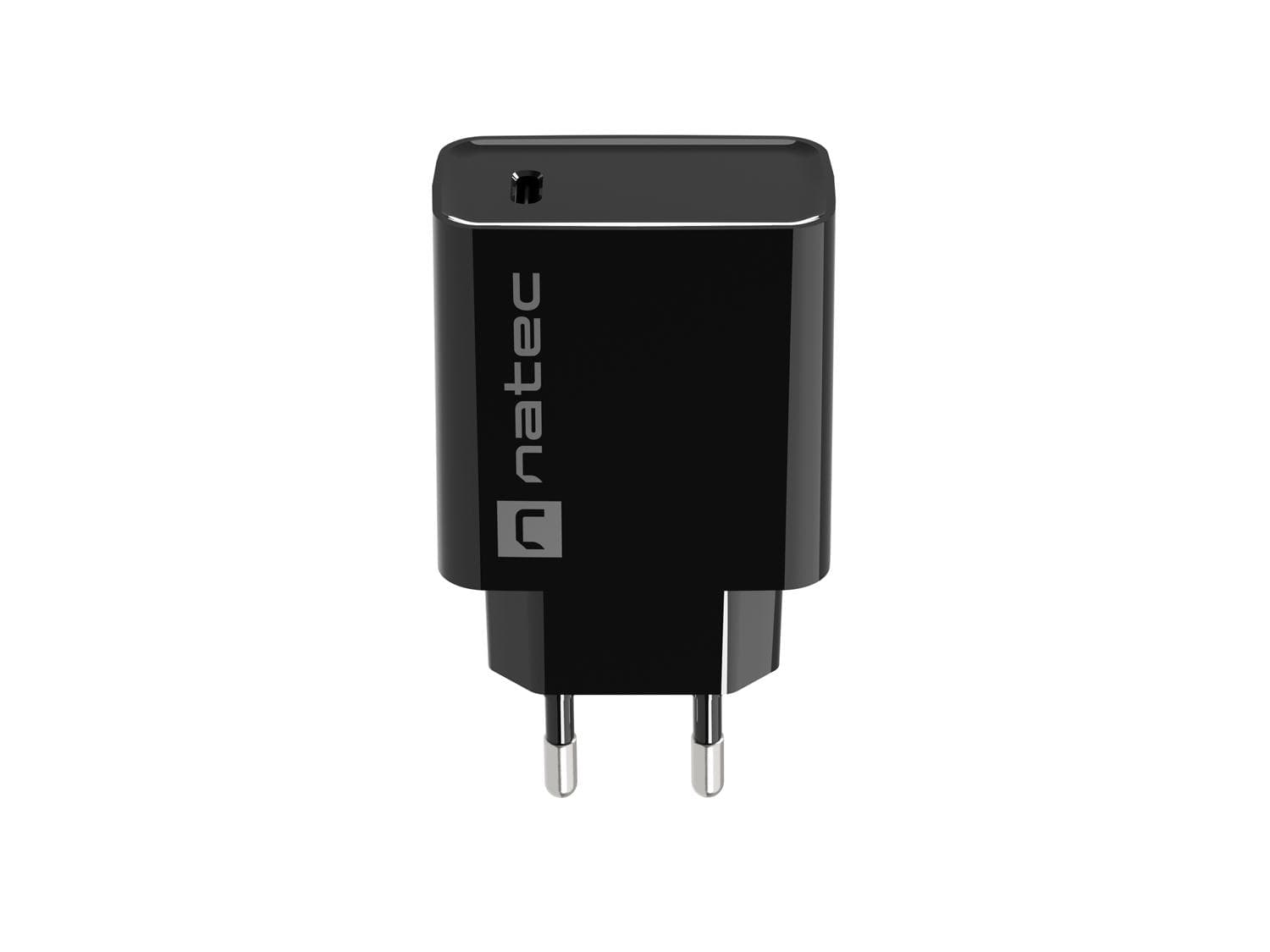 Univerzálna nabíjačka Natec RIBERA 20W 1X USB-C, čierna 1