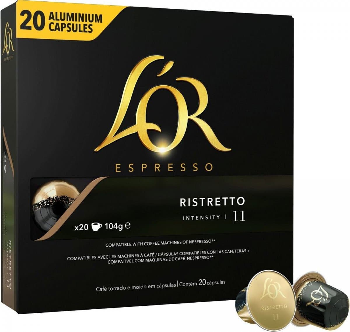 NESPRESSO RISTRETTO KVAPSLE 20ks LOR 1