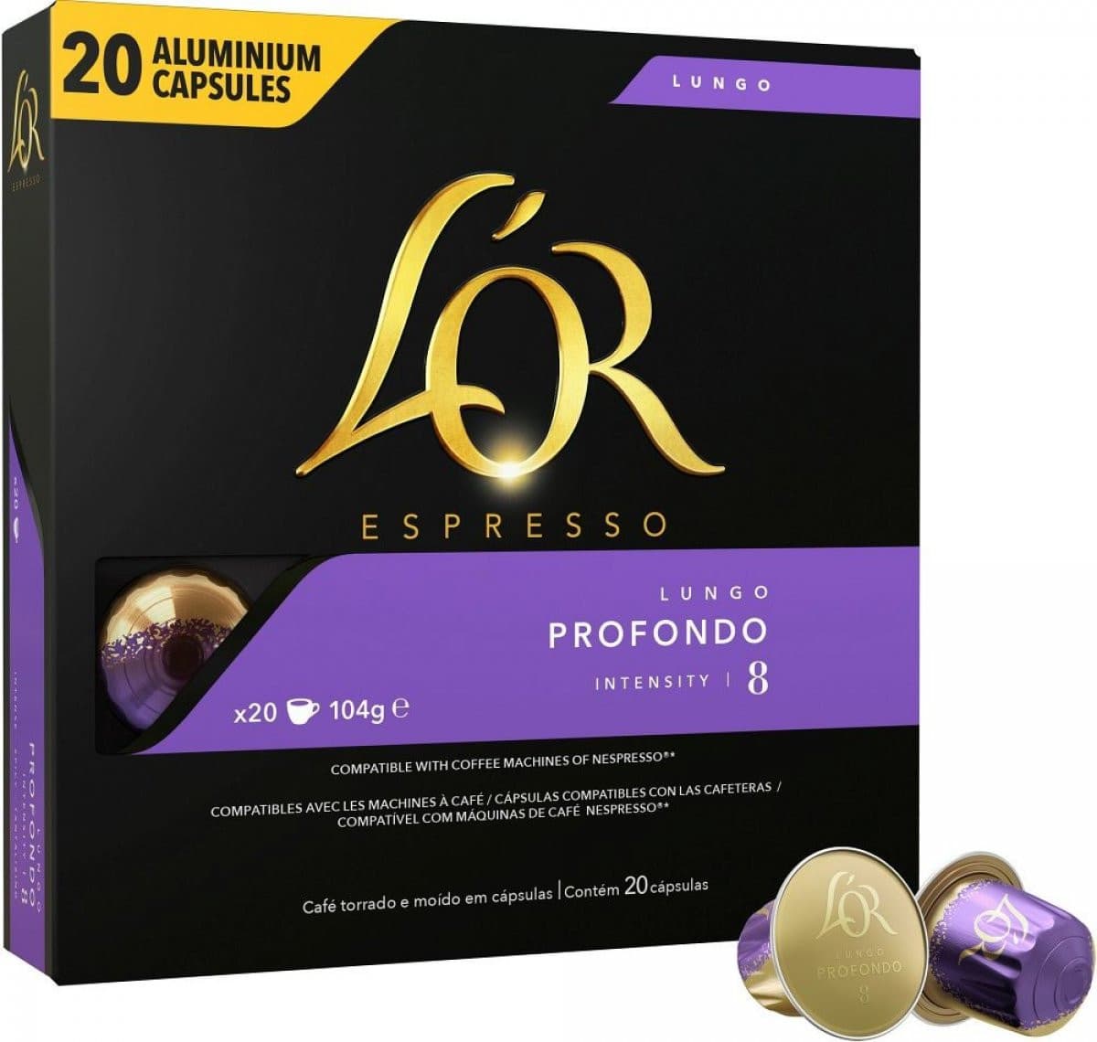 NESPRESSO PROFONDO KVAPSLE 20ks LOR 1