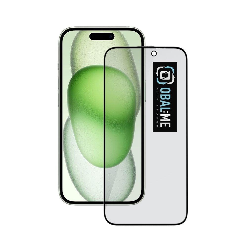 OBAL:ME Privacy 5D Tvrdené Sklo pre Apple iPhone 15 Black 1