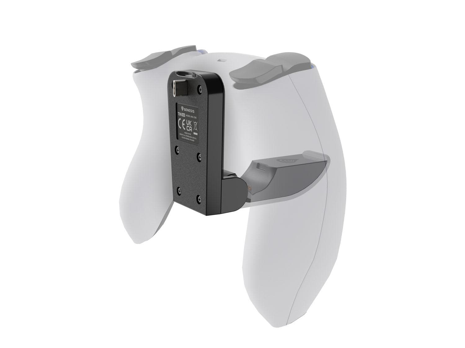 Gamepad nabíjačka Genesis TIN 300 pre konzolu PS5, čierno-biela 1