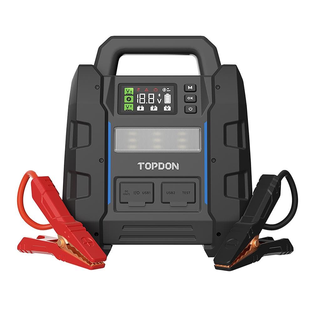 TOPDON štartér a tester autobatérie V4500Plus/32000mAh(120Wh)/max. výstupný prúd 4500A//IP65