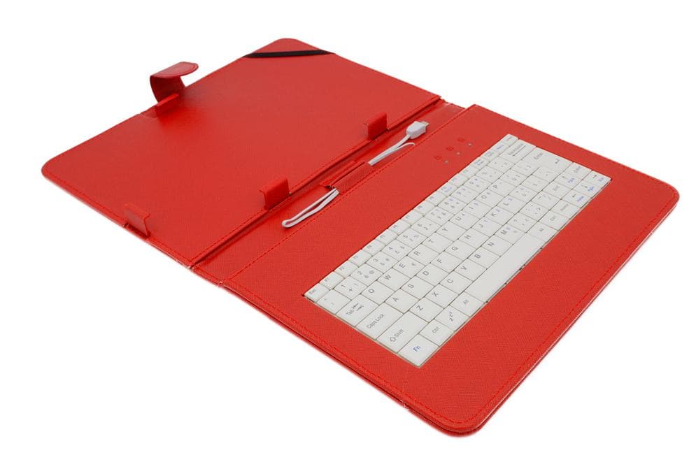 AIREN AiTab Leather Case 4 with USB Keyboard 10" RED (SK/SK/DE/UK/US.. layout) 1