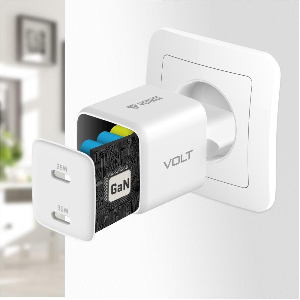 YAC G35D VOLT Nabíjačka 2x18W GaNYENKEE