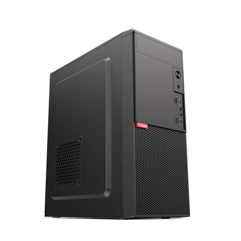 1stCOOL skriňa JAZZ 4, Mid tower, AU, 2xUSB 3.0, 2x USB 2.0, bez zdroja, čierna