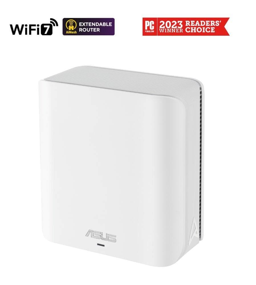 ASUS ZenWifi BD4 1-pack, WiFi7 Extendable Router, AiMesh, 2x WAN/LAN 1