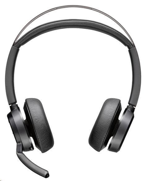 Poly Voyager Focus 2 MS Teams bezdrôtová náhlavná súprava, USB-A/C adaptér, stereo
