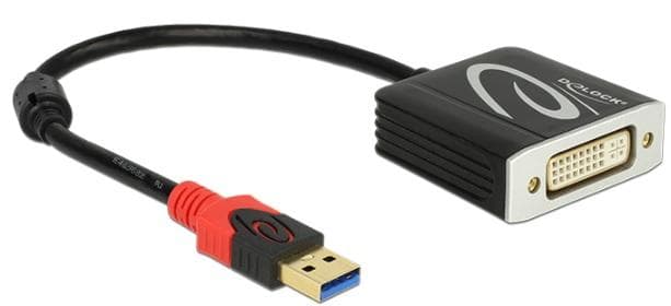Delock Adapter USB 3.0 Type-A male > DVI female 1