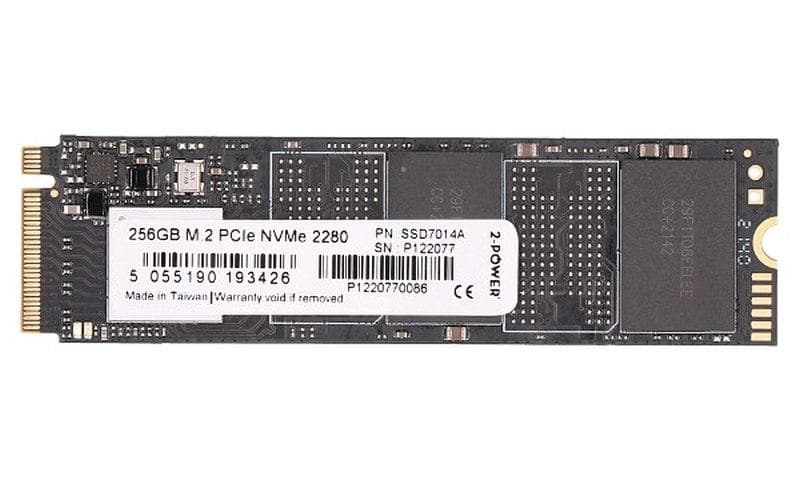 2-Power SSD 256GB M.2 PCIe NVMe 2280 1