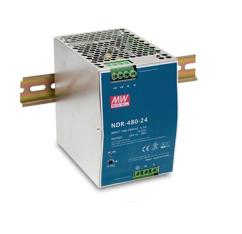 MEANWELL NDR-480-24 Priem. napr. zdroj 24V 20A 1