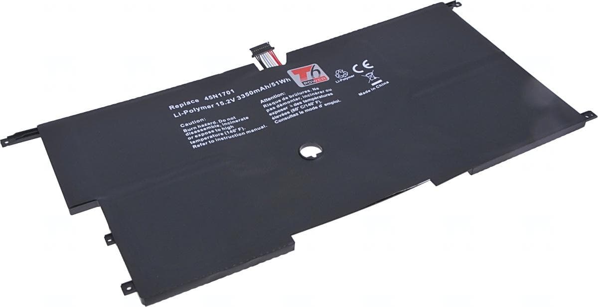 Batéria T6 Power pre Lenovo ThinkPad X1 Carbon 2nd Gen, 3rd Gen, 3350mAh, 51Wh, 8cell, Li-Pol