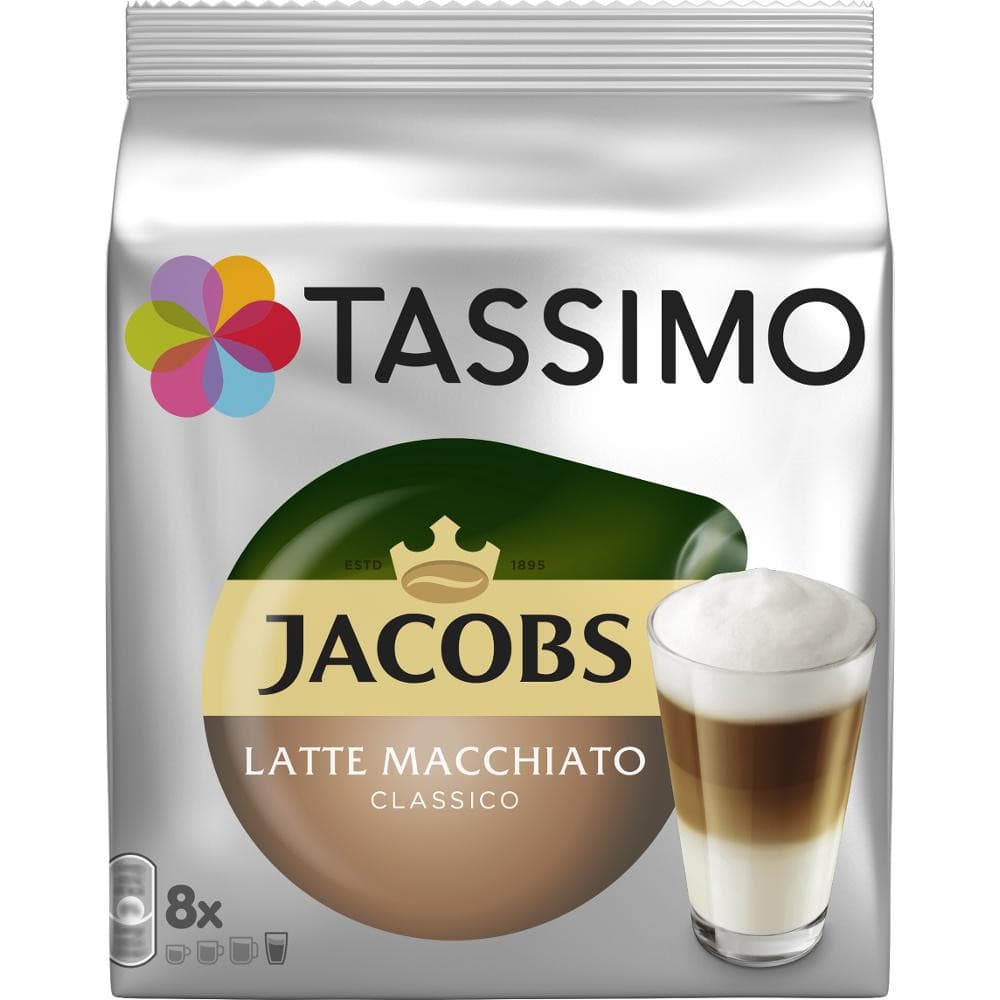 TASSIMO LATTE MACC. KVAPSLE 8ks TASSIMO