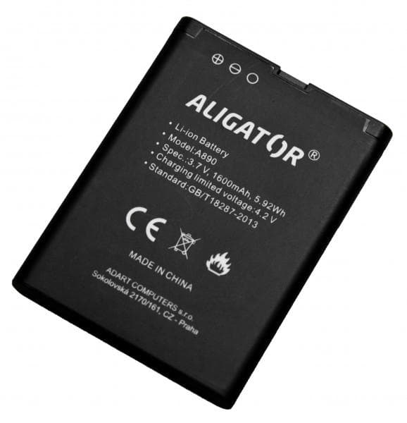 Aligator batéria A890/A900, Li-Ion 1600 mAh 1