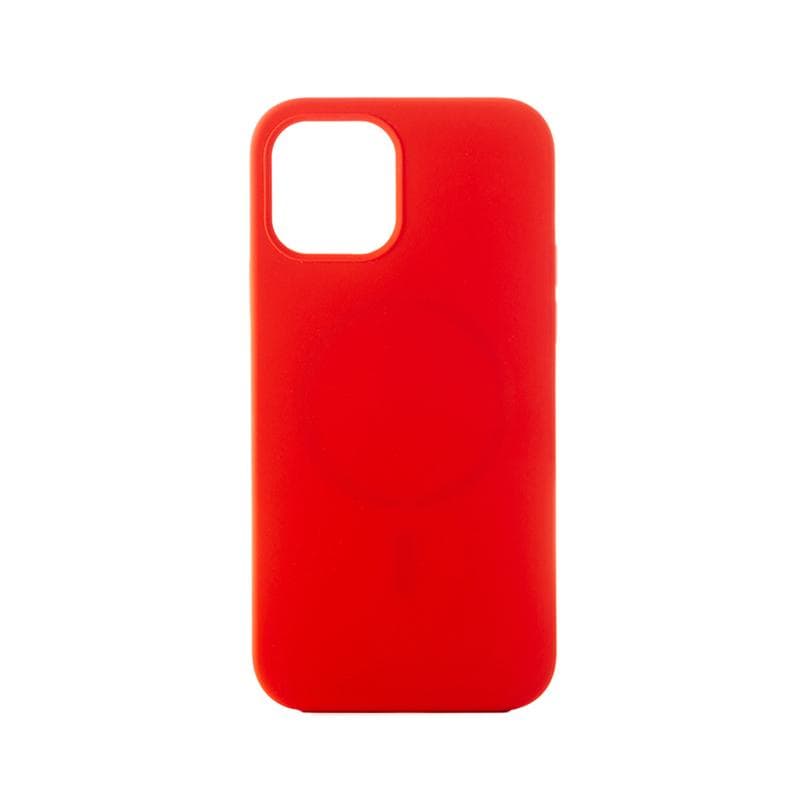 ER POWER Silikónový kryt CARNEVAL SNAP pre iPhone 12 mini s MagSafe - Červená 1