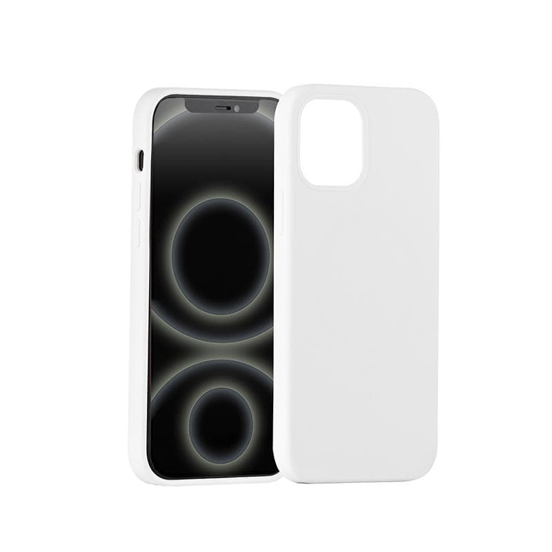 ER POWER Silikónový kryt CARNEVAL SNAP pre iPhone 13 mini s MagSafe - biela 1