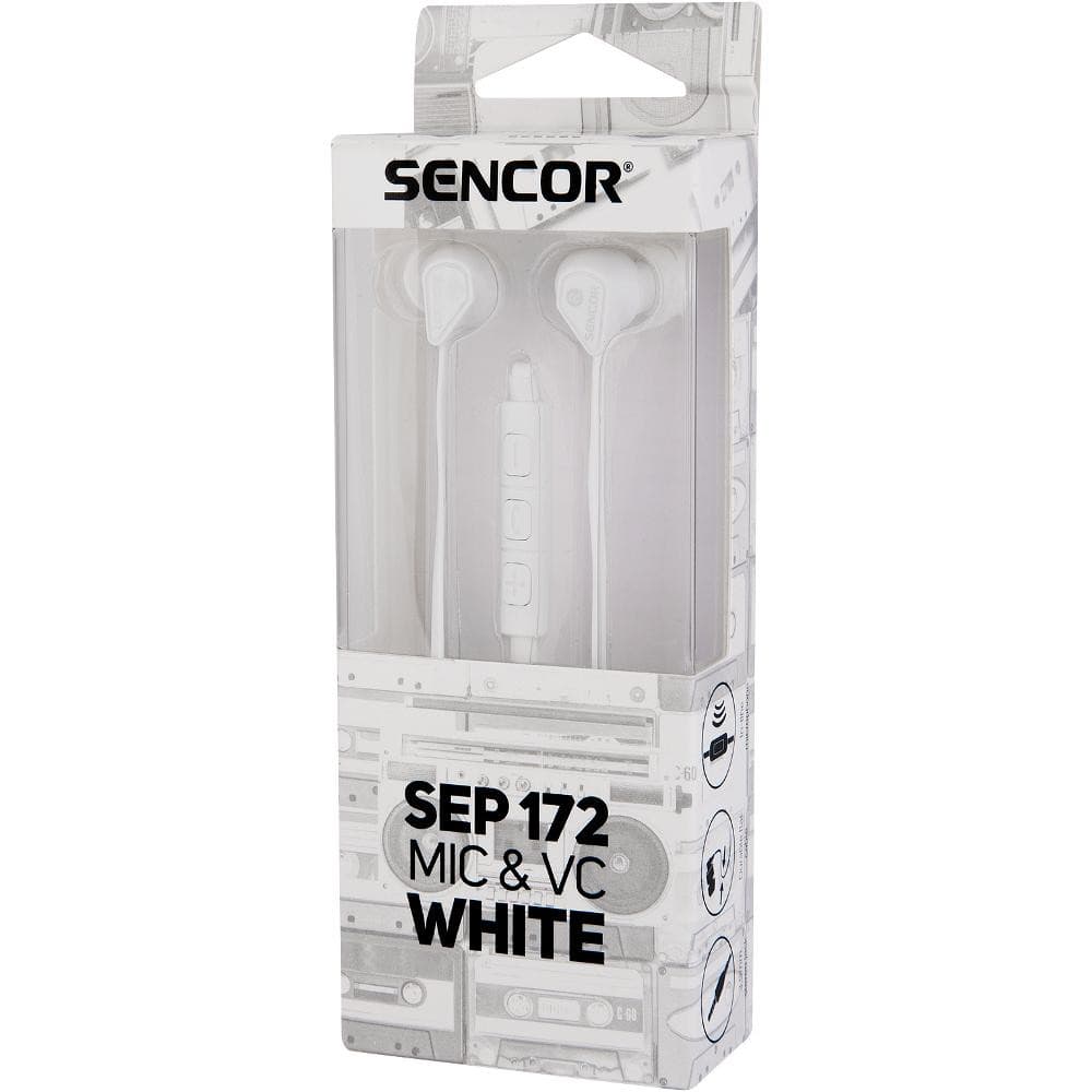 SEP 172 VCM WHITE SLÚCHADLÁ SENCOR 1