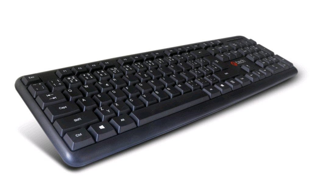 C-TECH KB-102/PS/2/SK-SK layout/Čierna