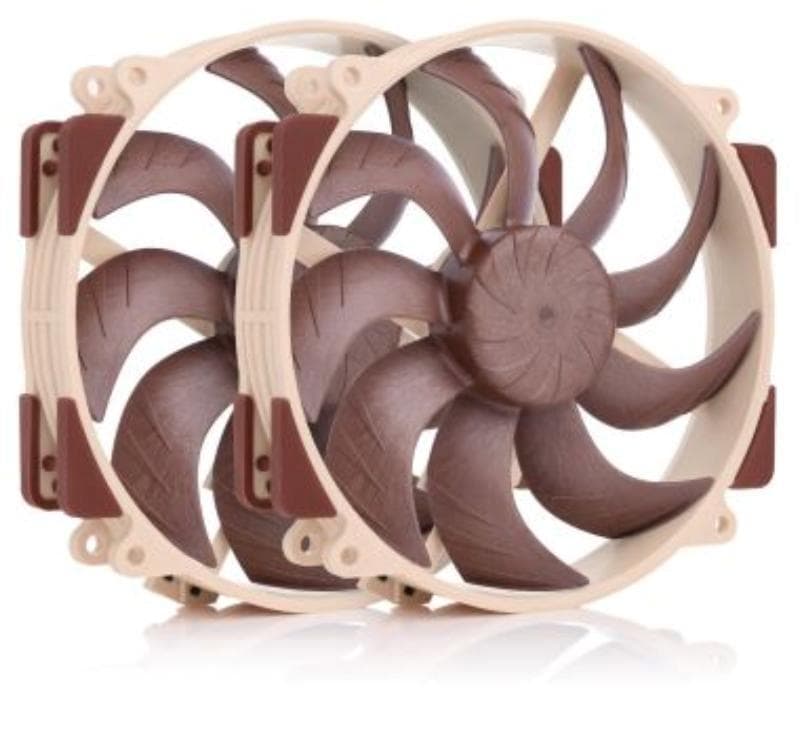 NOCTUA Ventilátor NF-A14x25r-G2-PWM-Sx2-PP, 2x 140mm, hnedá 1