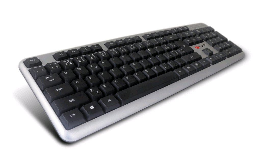 C-TECH KB-102/Drôtová USB/SK-SK layout/Strieborná 1