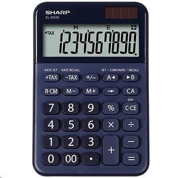 SHARP kalkulačka - ELM335BBL - čierna 1