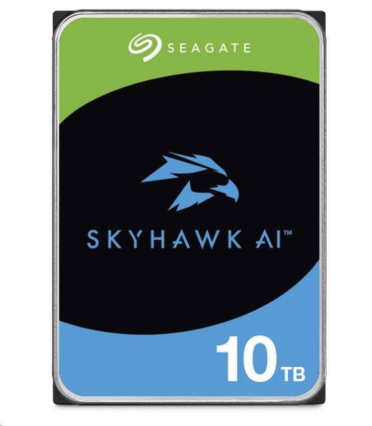 SEAGATE HDD 10TB SKYHAWK AI, 3.5", SATAIII, 7200 RPM, Cache 256MB, s R/V Senzorom