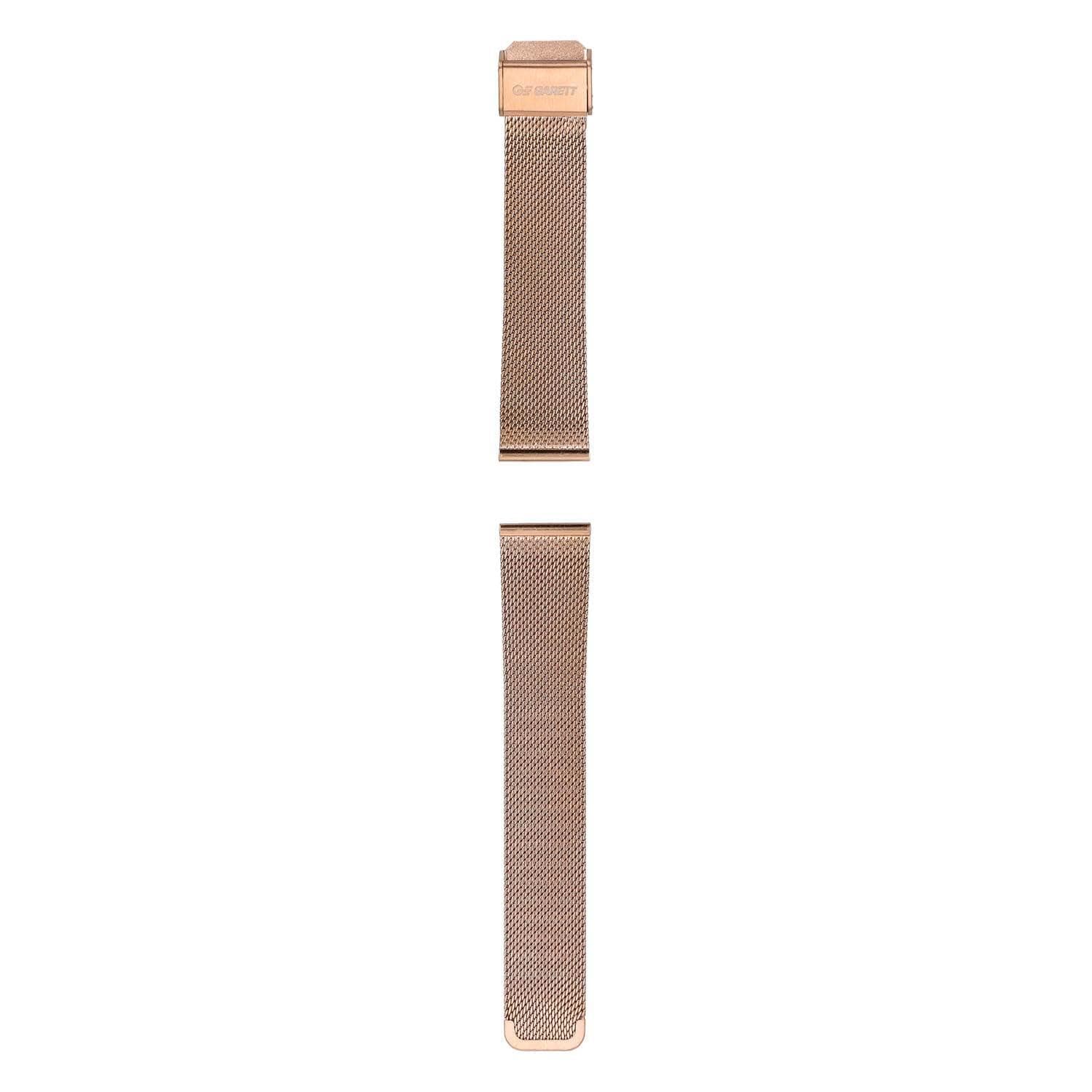Garett univerzálny remienok 20 mm, zlatoružový kovový, typ Mesh 1
