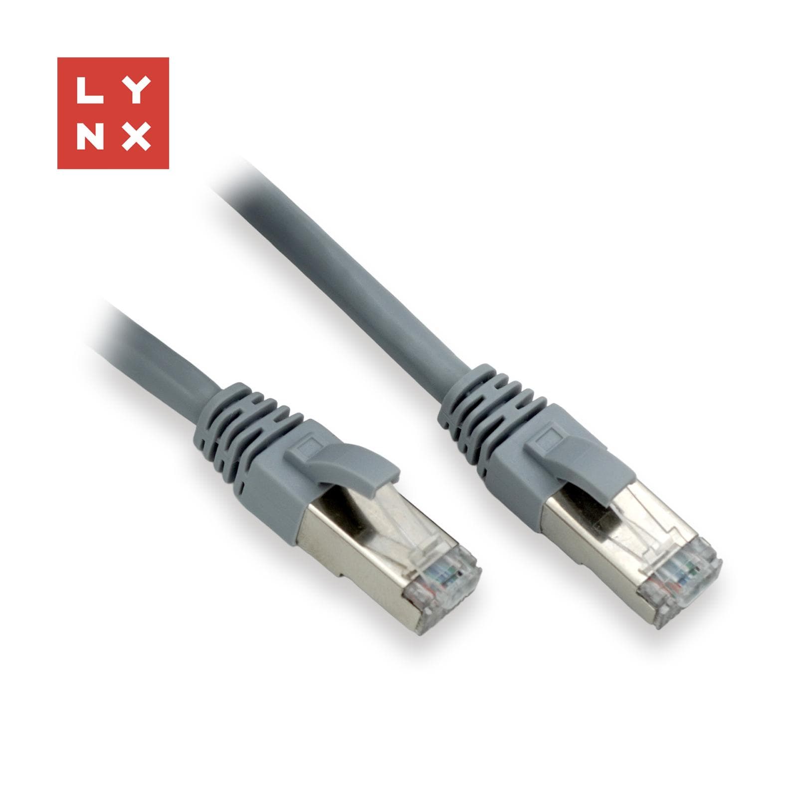 LYNX FTP patch kábel Cat6, PVC, 10m, sivý 1