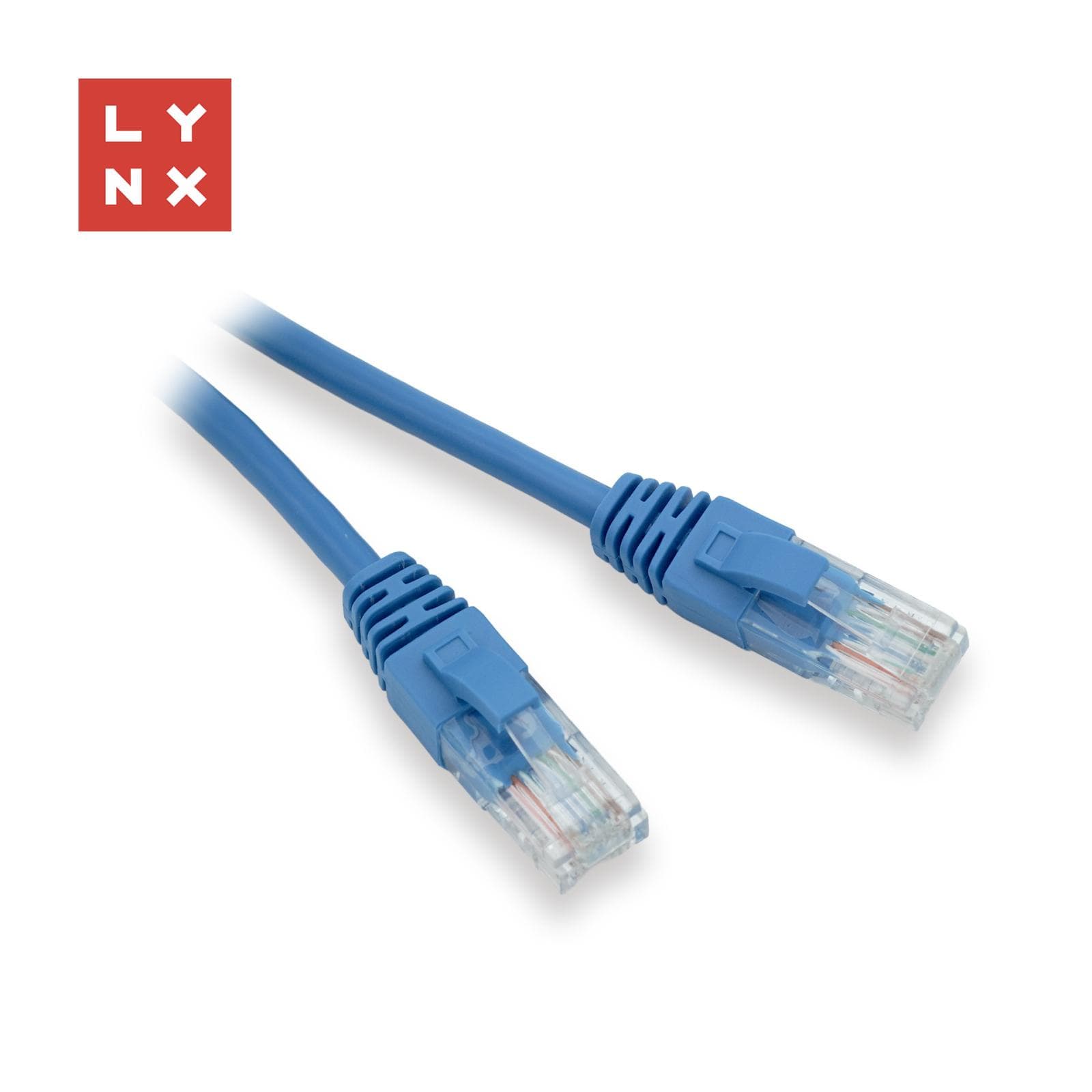 LYNX UTP patch kábel Cat5e, PVC, CCA, 5m, modrý 1