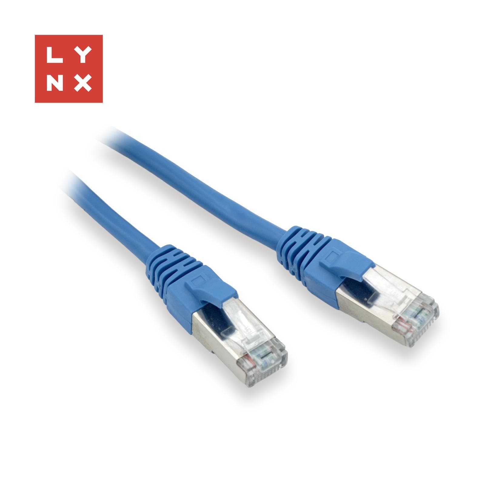 LYNX FTP patch kábel Cat5e PVC, CCA, 7m, modrý 1