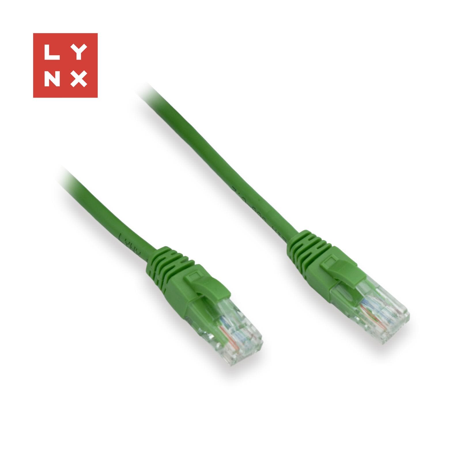 LYNX UTP patch kábel Cat5e, PVC, CCA, 15m, zelený 1
