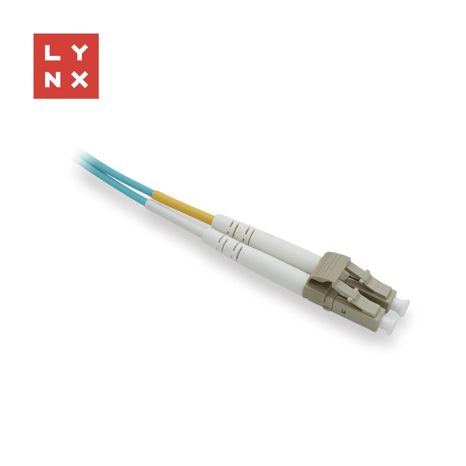 LYNX duplexný patch kábel MM, OM3, LC/LC, 50/125µm, 0, 5m