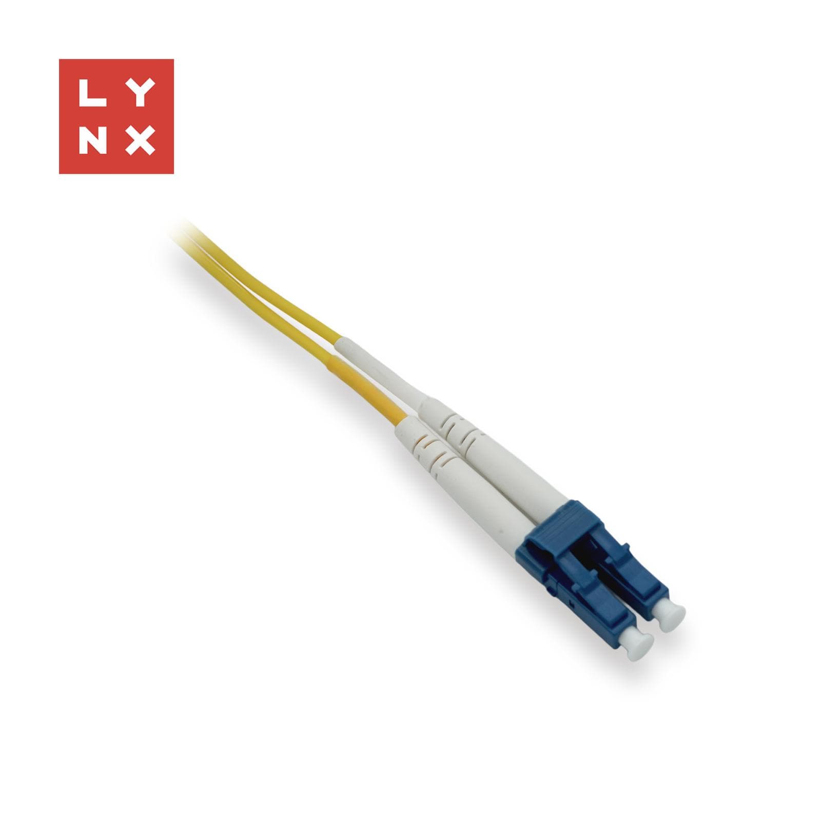 LYNX duplexný patch kábel SM, OS2, LC/LC, 9/125µm, 15m 1