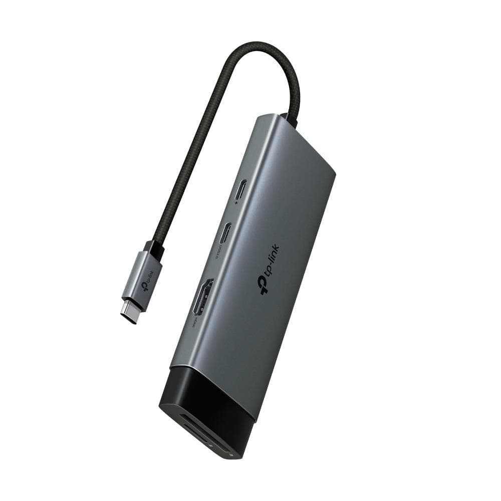 TP-Link UH7020C USB-C hub 7v1 (2x USB3.2Gen1, 1xUSB-C3.2Gen1, 1xHDMI, 1xSD, 1xmicroSD, PD 100W)