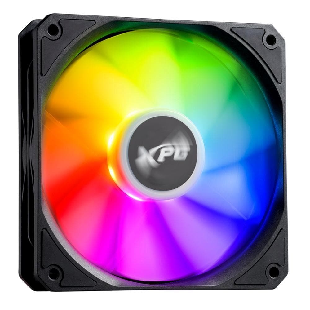 ADATA XPG Ventilátor VENTO R, Prevrátený, 120mm, ARGB, PWM, čierna