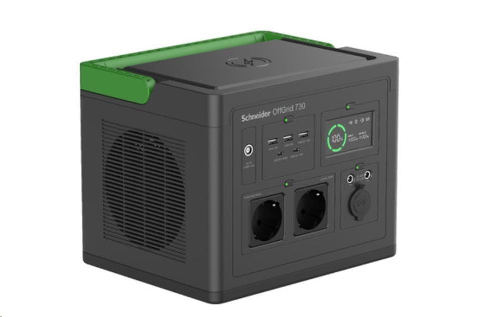 APC Schneider OffGrid Portable Power Station 730, 738Wh Li-ion, 2 Schuko, Sinewave 1