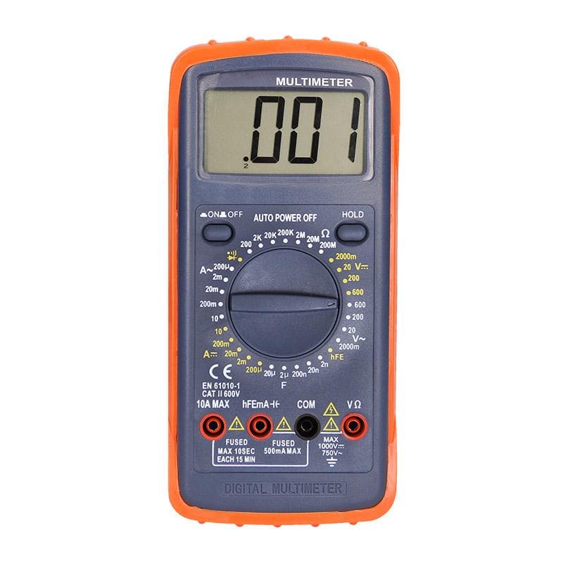 Solight multimeter, max. AC 600V/10A, max. DC 600V/10A, test diódy, bzučiak, hFE, kapacita, odpor 1