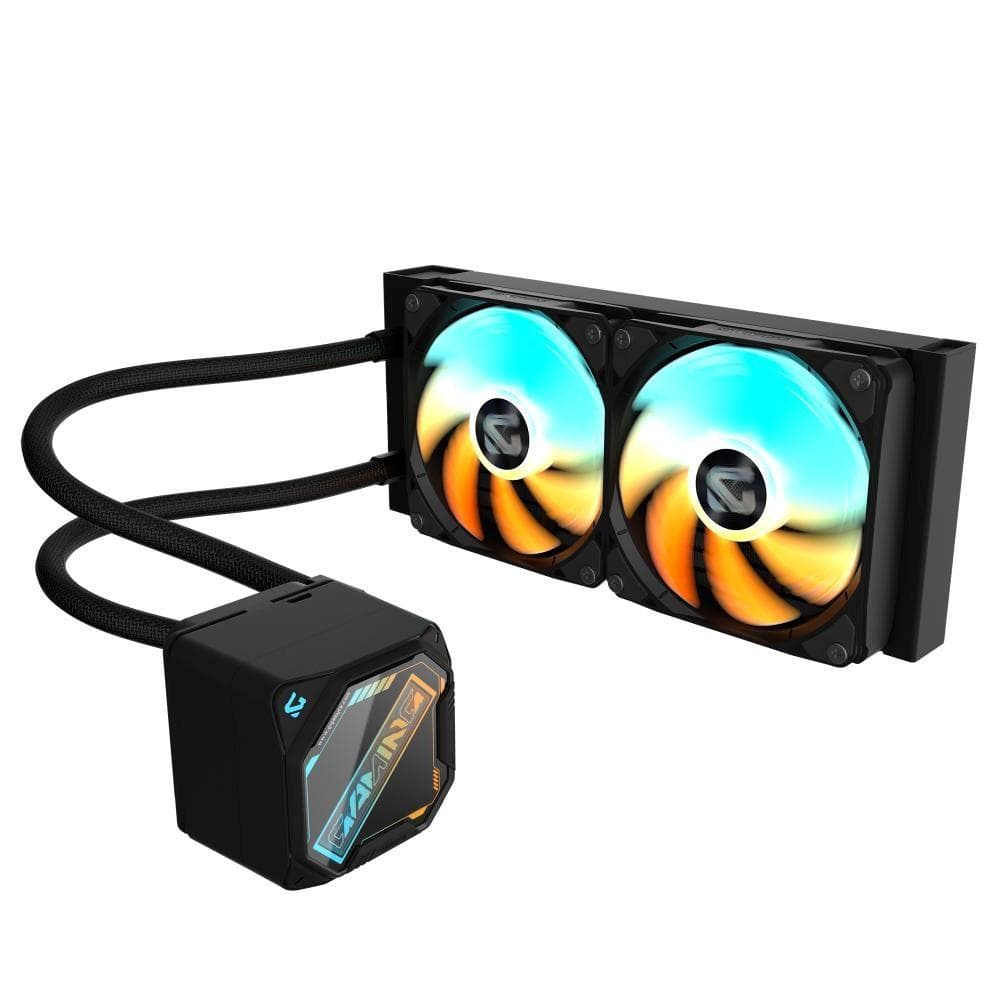 GIGABYTE Vodný chladič GAMING 240, 2x120mm, ARGB, LGA1851, AM5, čierna 1