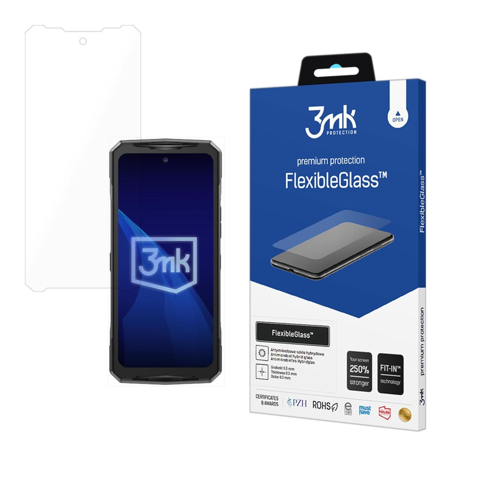 3mk hybridné sklo FlexibleGlass pre Doogee V40 Pro 1