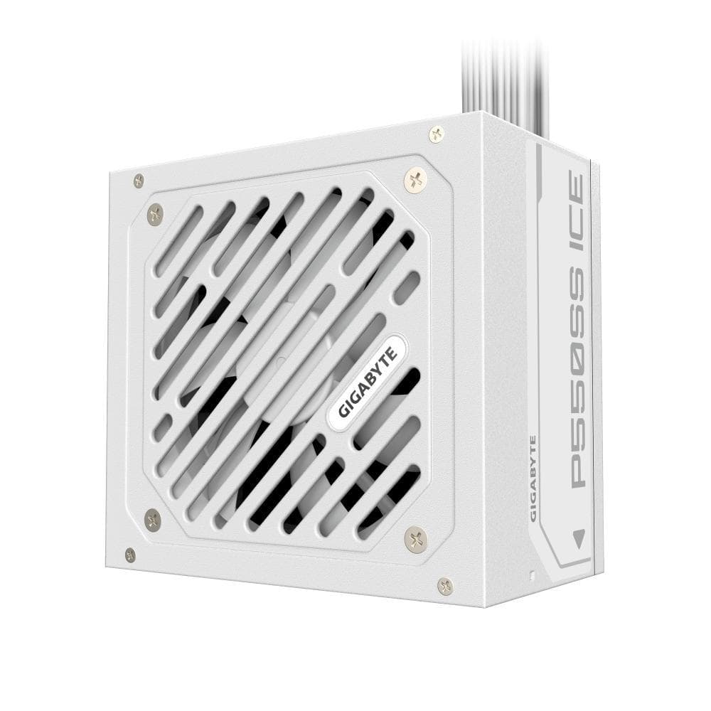 GIGABYTE zdroj P550SS ICE, 550W, 80+ Silver, 120mm, ATX 3.0, biela 1