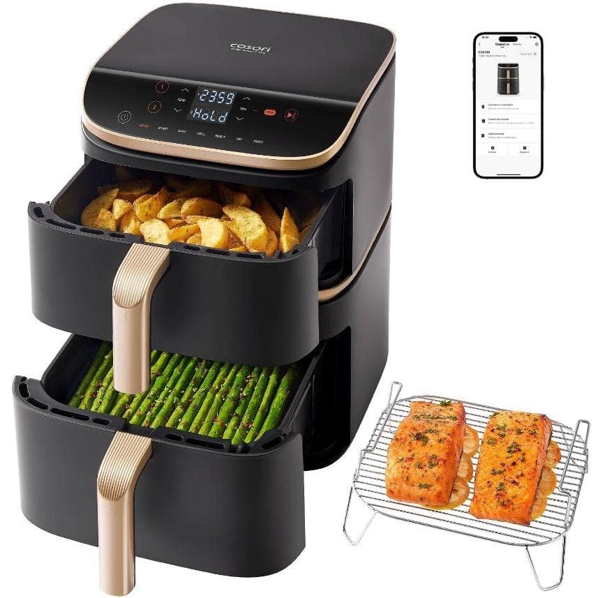Cosori Turbo Tower Pro múdra teplovzdušná fritéza 10, 8l čierna 1
