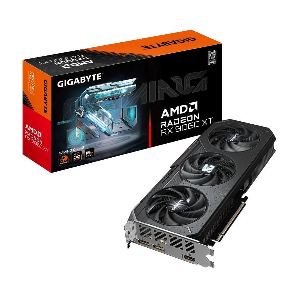 GIGABYTE VGA AMD Radeon RX 9060 XT GAMING OC 16GB, 16GB GDDR6, 2xDP, 1xHDMI 1