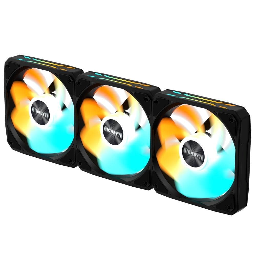 GIGABYTE ventilátor EZ CHAIN RVS FAN 3-PACK, 3x120mm, čierna