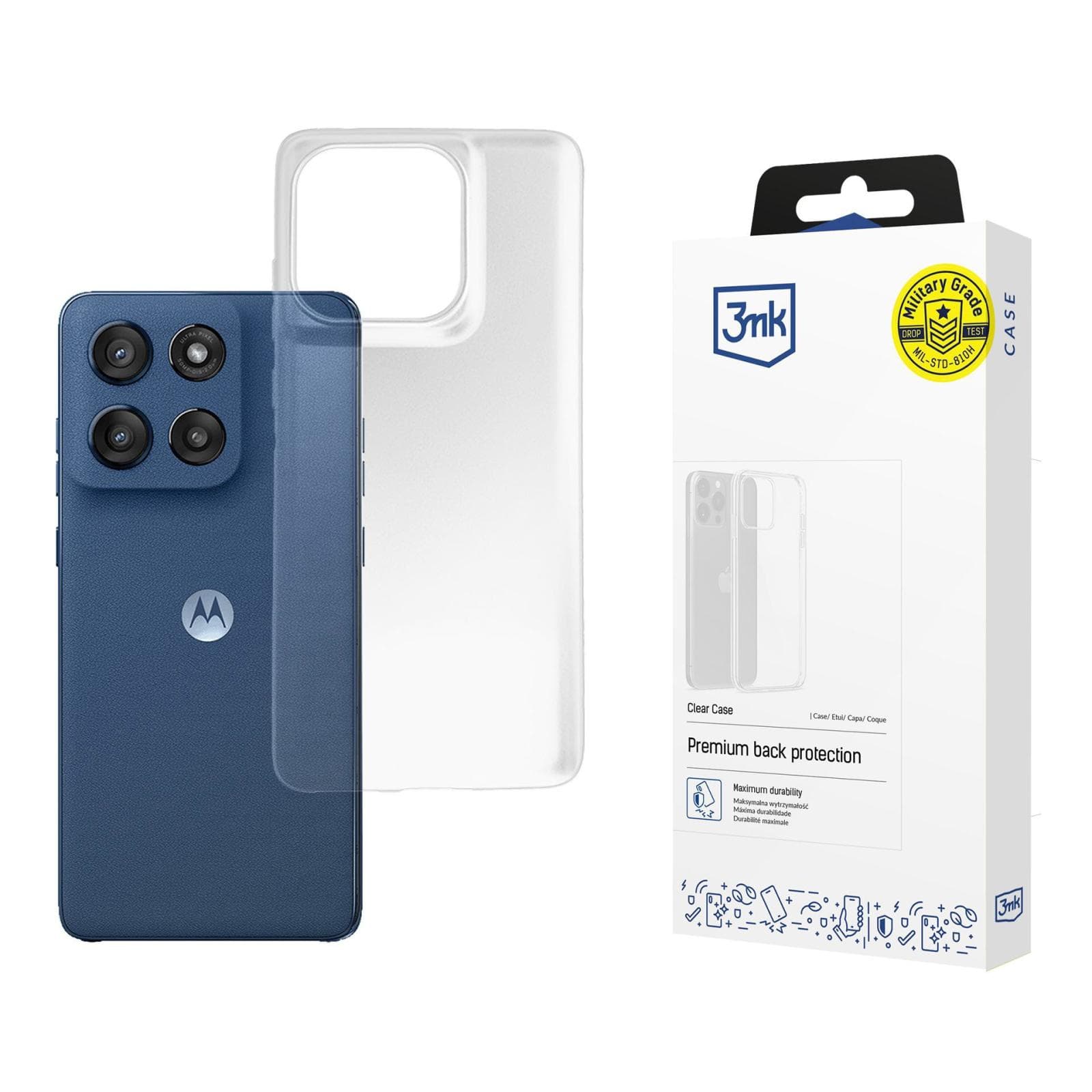 3mk ochranný kryt Clear Case pre Motorola Moto Edge 60/60 Fusion 1
