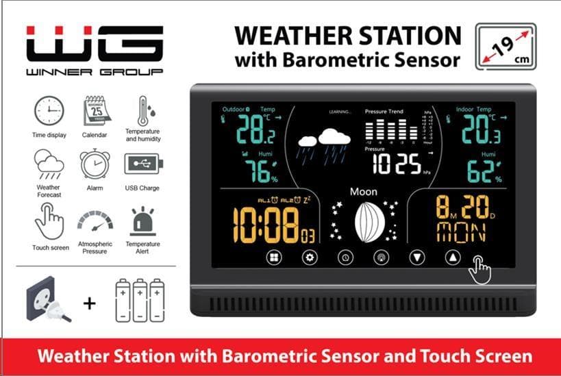 WG - Meteostanica WG3 s vonkajším čidlom, čierna 1