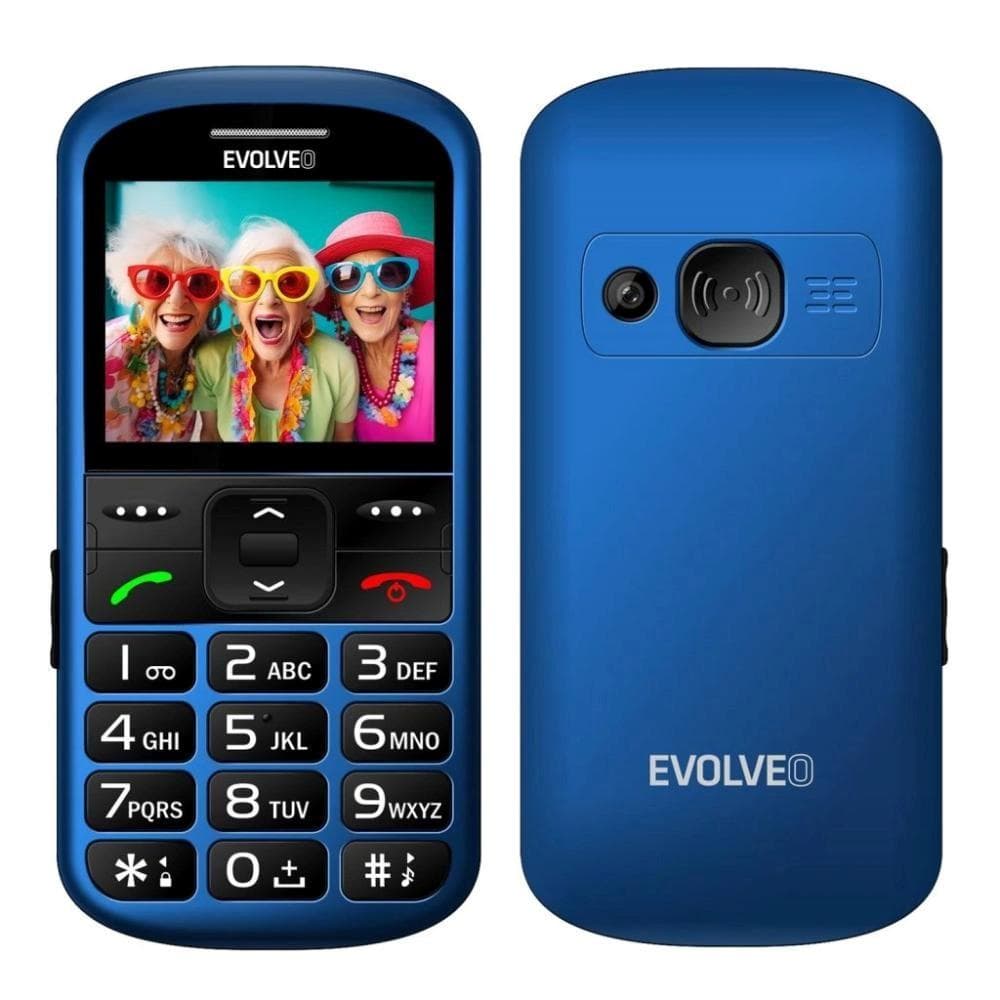 EVOLVEO EasyPhone XS, mobilný telefón pre seniorov, modrá 1