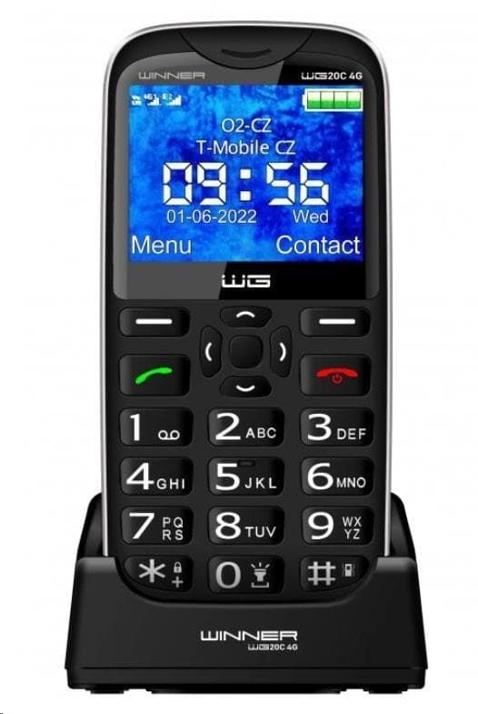WG - Mobilný telefón WG20C, 4G, čierna 1