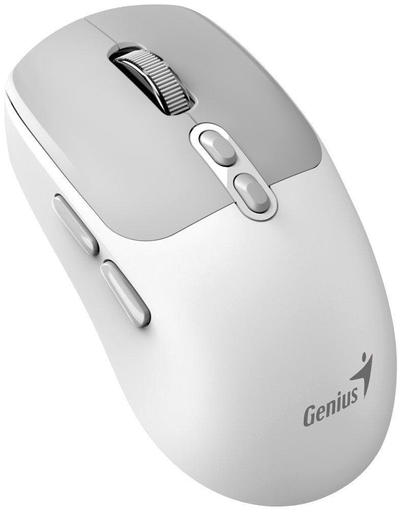 GENIUS myš NX-8080S BT/ duálny Bluetooth + 2, 4GHz/ 1600 dpi/ Copilot/ bezdrôtová/ tichá/ bielošedá 1
