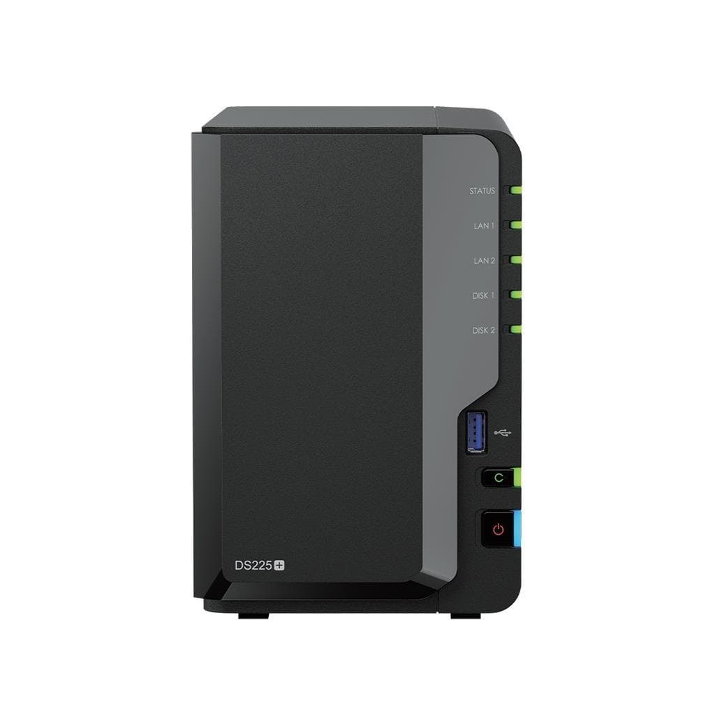 Synology DS225+ DiskStation (4C/CeleronJ4125/2, 0-2, 7GHz/2GBRAM/2xSATA/2xUSB3.2Gen1/1x2, 5GbE/1xGbE) 1