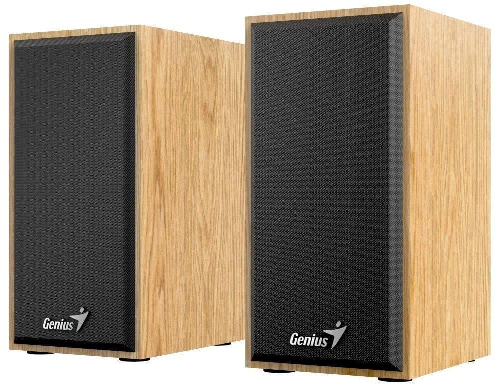 GENIUS Reproduktor SP-HF180, 3.5mm jack, 6W, svetlé drevo