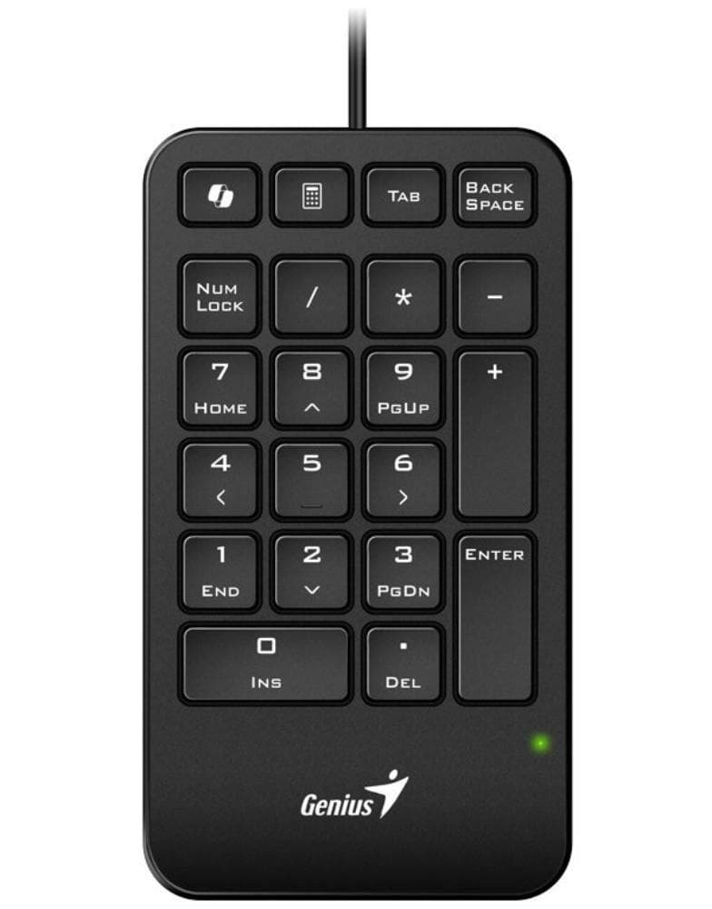 GENIUS Numerická klávesnica NumPad 125, Drôtová USB-C, čierna 1